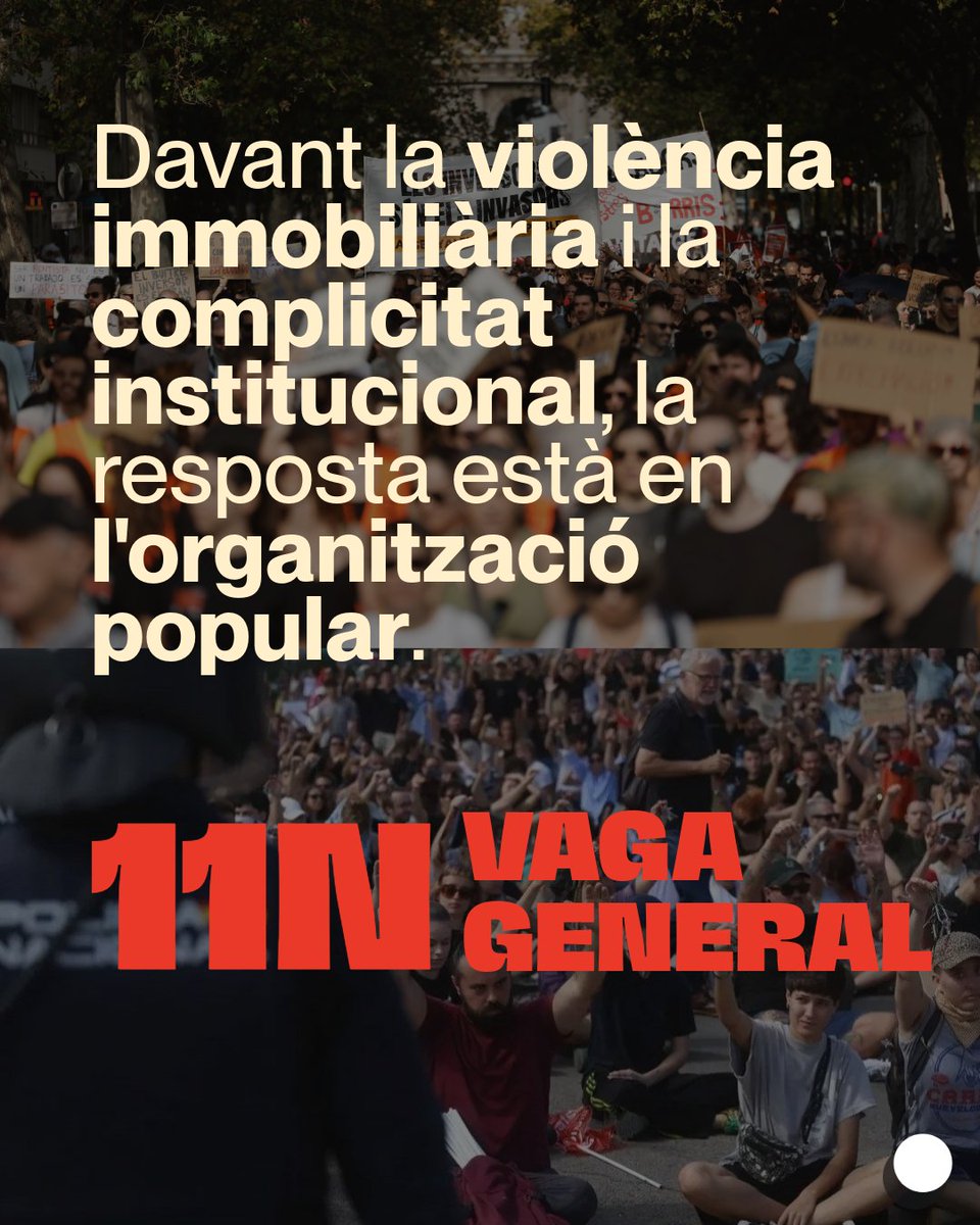 Podem_'s tweet photo. ‼️Hui han desnonat a Daniel a Burjassot amb 8 furgons policials. Ho estem veient, molta policia contra la gent treballadora però molt poc control als especuladors. Davant la violència immobiliària i la complicitat institucional, la resposta és l'organització popular✊🏼
L'11 de novembre totes a la vaga general🔥