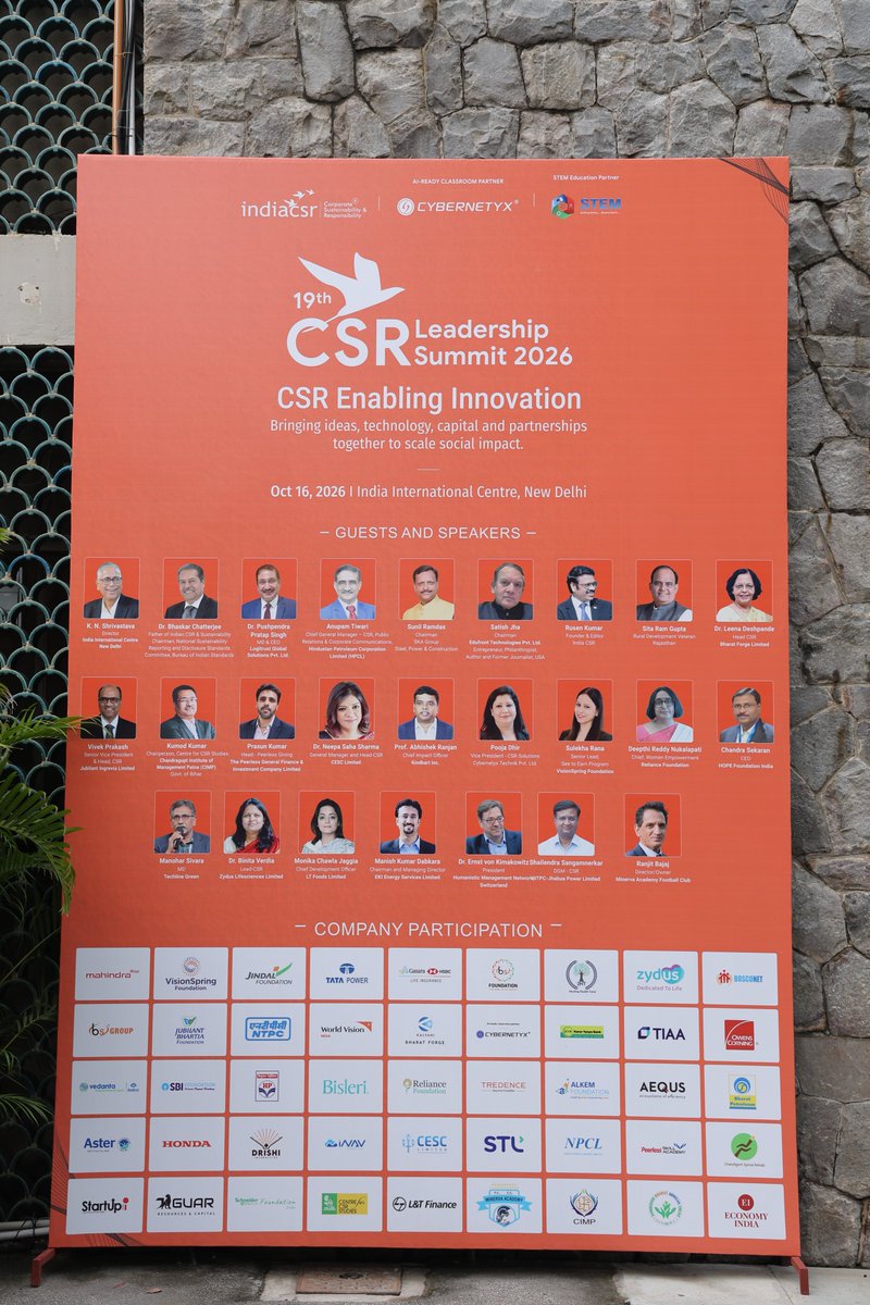 STEMLearning_IN's tweet photo. Proud to be the STEM Education Partner at the 19th CSR Leadership Summit 2026! From showcasing hands-on STEM solutions to connecting with CSR leaders, we explored how collaboration can make learning more engaging and accessible.
#STEMEducation #CSR #STEMLearning https://t.co/Wvol4js27U