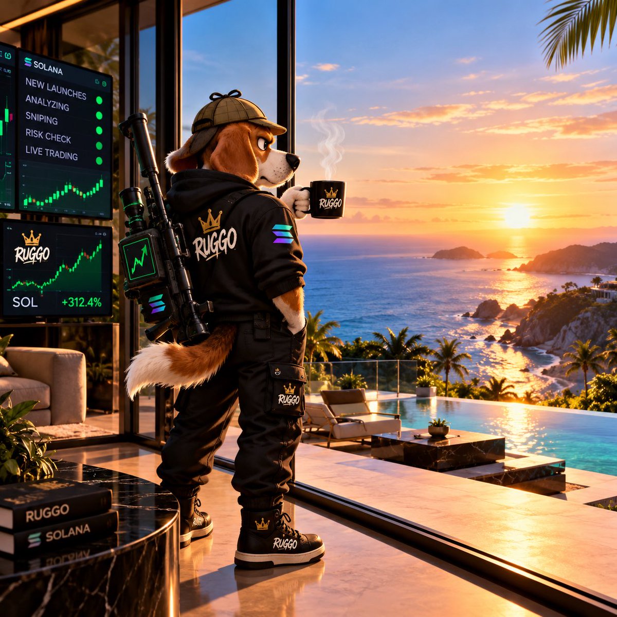 ruggoonsol's tweet photo. ☀️☕ GM, Solana fam! 🐶🚀

New day, new opportunities!

While the market moves, RUGGO keeps sniffing what’s next. 🐾💚

Something big is coming. Stay ready!

#RUGGO #Solana #GM #pumpfun 
@solana @Pumpfun @PumpfunOffrgqf https://t.co/YGoaVduR3D