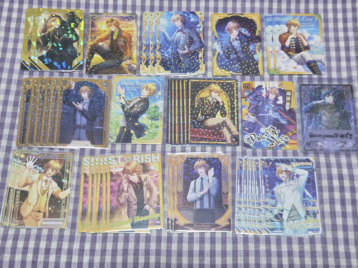 ace_yuzu18's tweet photo. 【交換譲渡】うたプリ シャニライ ビジュコレ
譲⇒音也 那月
求⇒トキヤ または 100/枚
交換は画像3枚目含むものを優先します。譲渡と郵送は2枚~
平日夜(19時以降)池袋手渡し、郵送
ゆるく探していますが、できるだけ手持ちを推しにしたいので、条件の合う方いましたらお気軽にお声がけ下さい。 https://t.co/8YAqDA46GR