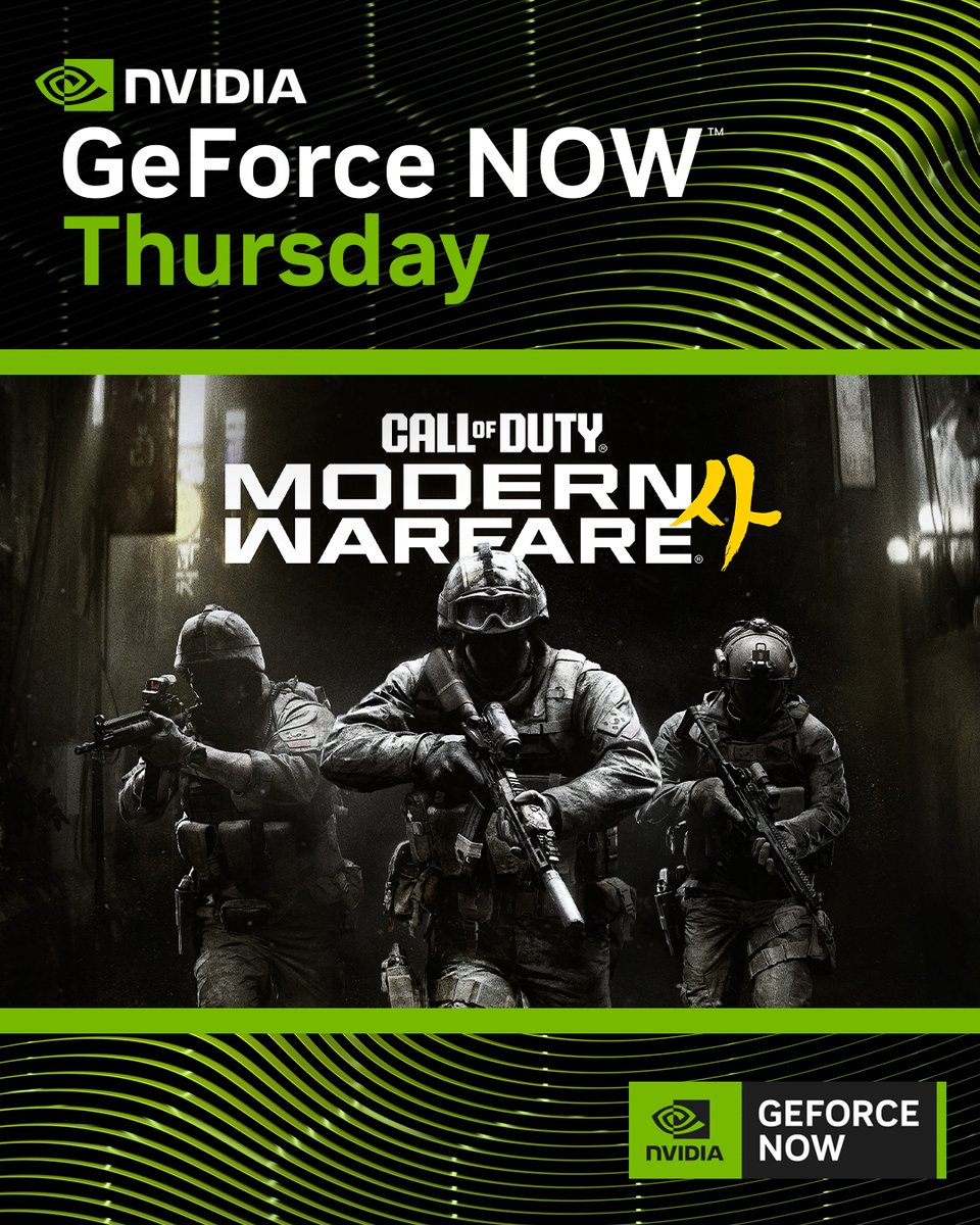 NVIDIAGeForceES's tweet photo. Elige tu próxima aventura en la nube. ☁️

@CallofDuty: Modern Warfare 4 llega a GeForce NOW en lanzamiento
@FinalFantasy Resonance 
@TESOnline Echoes of Skyrim

¡y muchos más! https://t.co/nFML3WX0br