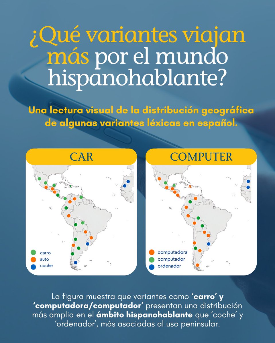 JournalSLT's tweet photo. 🚗 ¿Carro o coche?
🎫 ¿Boleto o billete?
💻 ¿Computadora u ordenador?

Todas son palabras del español. Pero cuando una app enseña el idioma, tiene que decidir qué vocabulario mostrar y qué variantes priorizar. 🧵 https://t.co/0ES62ONDdJ