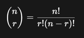 ItsRobbAllen's tweet photo. Yes I do. But I'm arguing with math and I'm honestly trying to do it in good faith.

If you'd like we can break it down step by step and you can show me where the math is wrong.

The statement "Every combination has exactly 1 in 13,983,816 odds of winning" is a fact  using the image attached as the formula (I can't get twitter to format it)

Where:
- n = total number of available items (49)
- r = number of items we're choosing (6)
- ! = factorial, meaning multiply a number by every positive integer below it.

This is combinations not permutations as 6,3,4,1,2 is considered the same as 1,2,3,4,5,6 since order does not matter in the lottery.

Do you agree with this math? If so, we can continue, if not, then we're at an impasse.