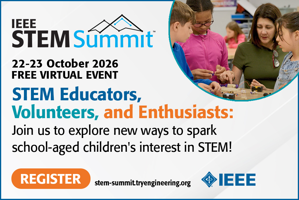 TryEngineering's tweet photo. 🌍 The #IEEESTEMSummit begins in 30 minutes!

Join us at 9 AM ET for our Welcome Session featuring IEEE President Mary Ellen Randall, Tim Kurzweg, and Tomislav Jagušt.

Join 2,000+ attendees for two days of learning and collaboration: https://t.co/pgONFenM5u https://t.co/k72cgs63ml