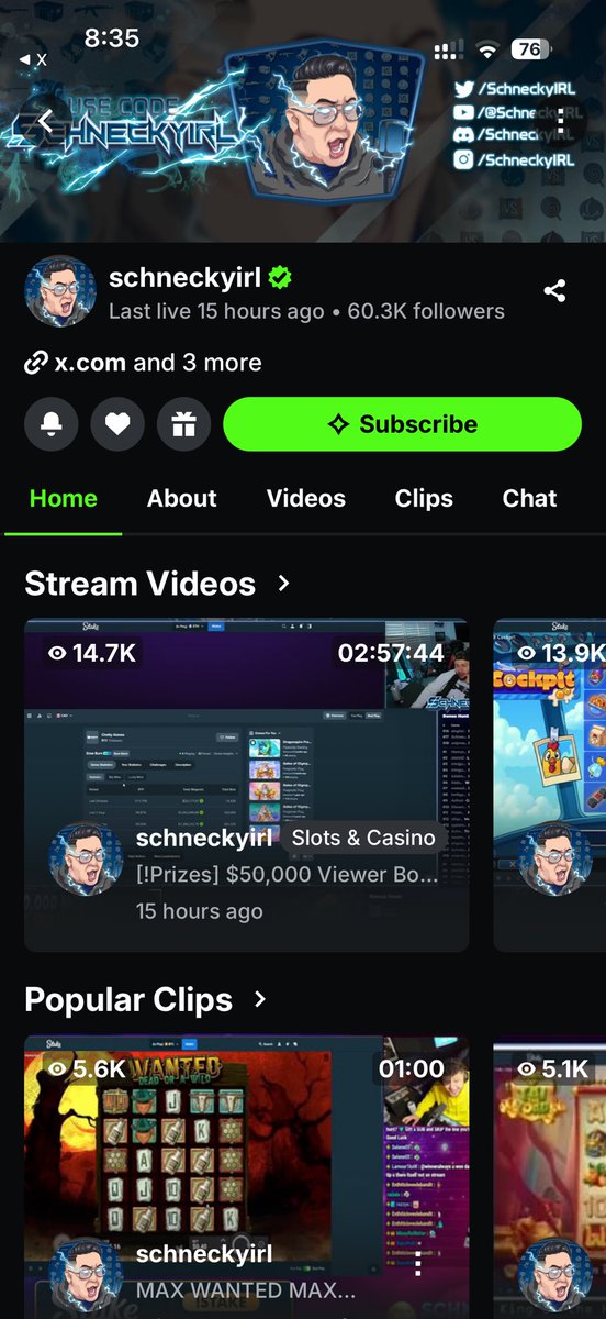 Acenogi's tweet photo. @SchneckyIRL @kick Happy 60.3k followers https://t.co/dNLYkif3SQ