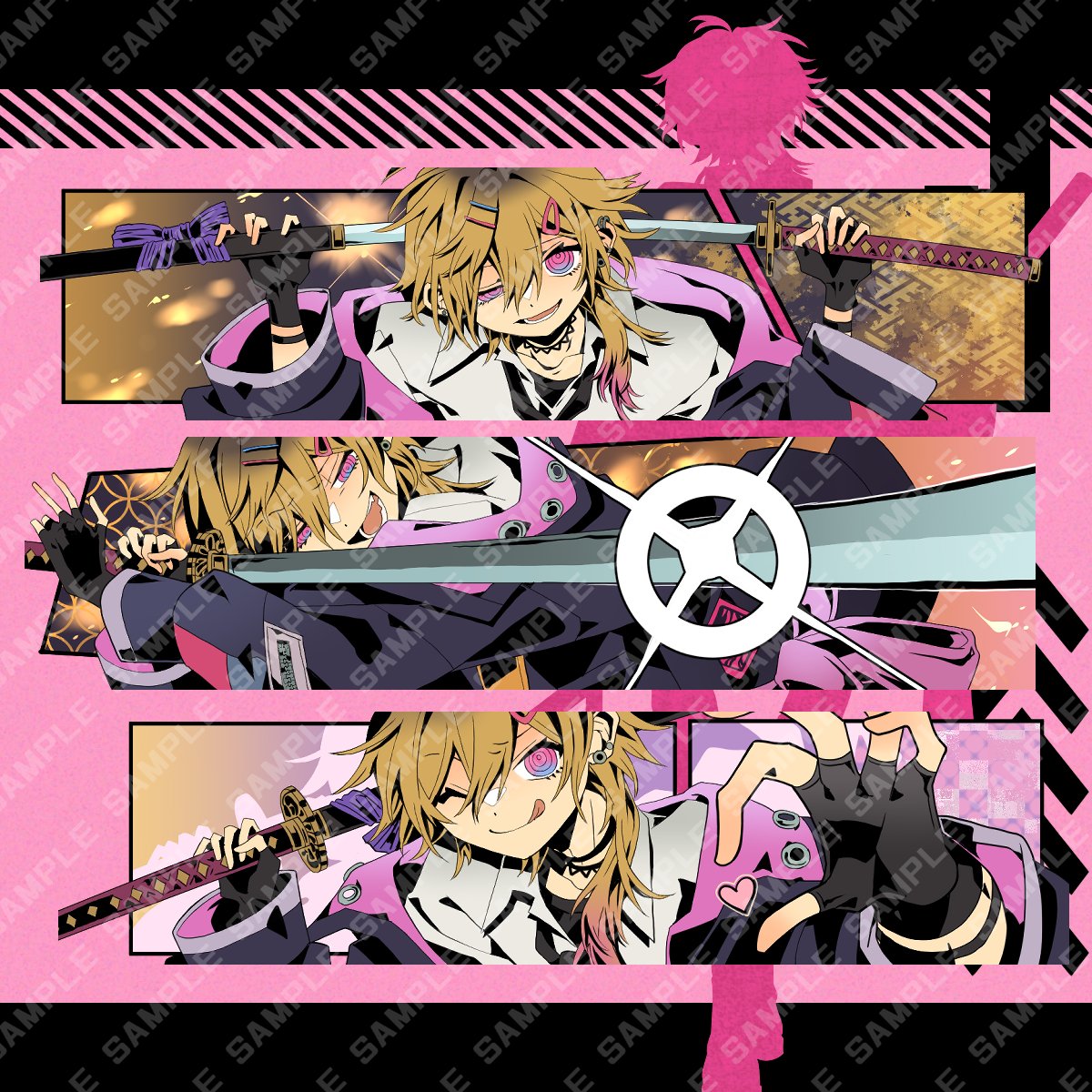 el3ctricbuster's tweet photo. 最近描いてたやつです！オークションです！よければみてね～

出品者：zip/cheavy
商品名：退魔師のギャル男の先輩 https://t.co/sMZoHD5YS0 #つなぐ https://t.co/7pcmcuc75m