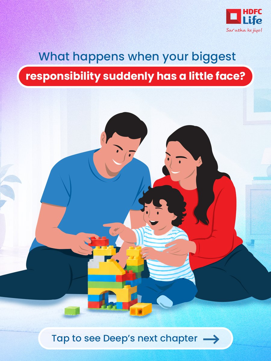 HDFCLIFE's tweet photo. A new little member means new plans, new priorities and a new reason to think ahead. 

#HDFCLife #SarUthaKeJiyo https://t.co/YYPs34yrch