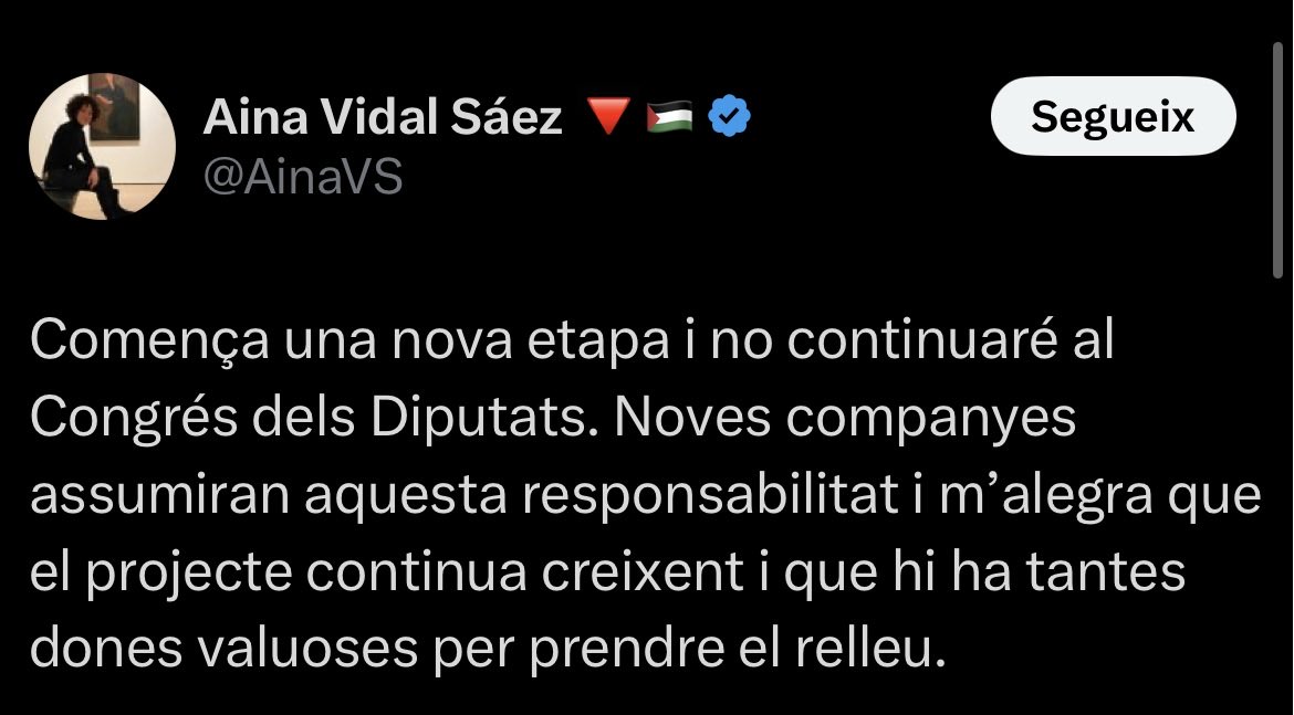 LaCatalunyaWoke's tweet photo. Aina Vidal té 41 anys i no ha cotitzat mai fora de la política i CCOO. Fem porra de quina serà la seva nova feina? https://t.co/5WLGvXWX93