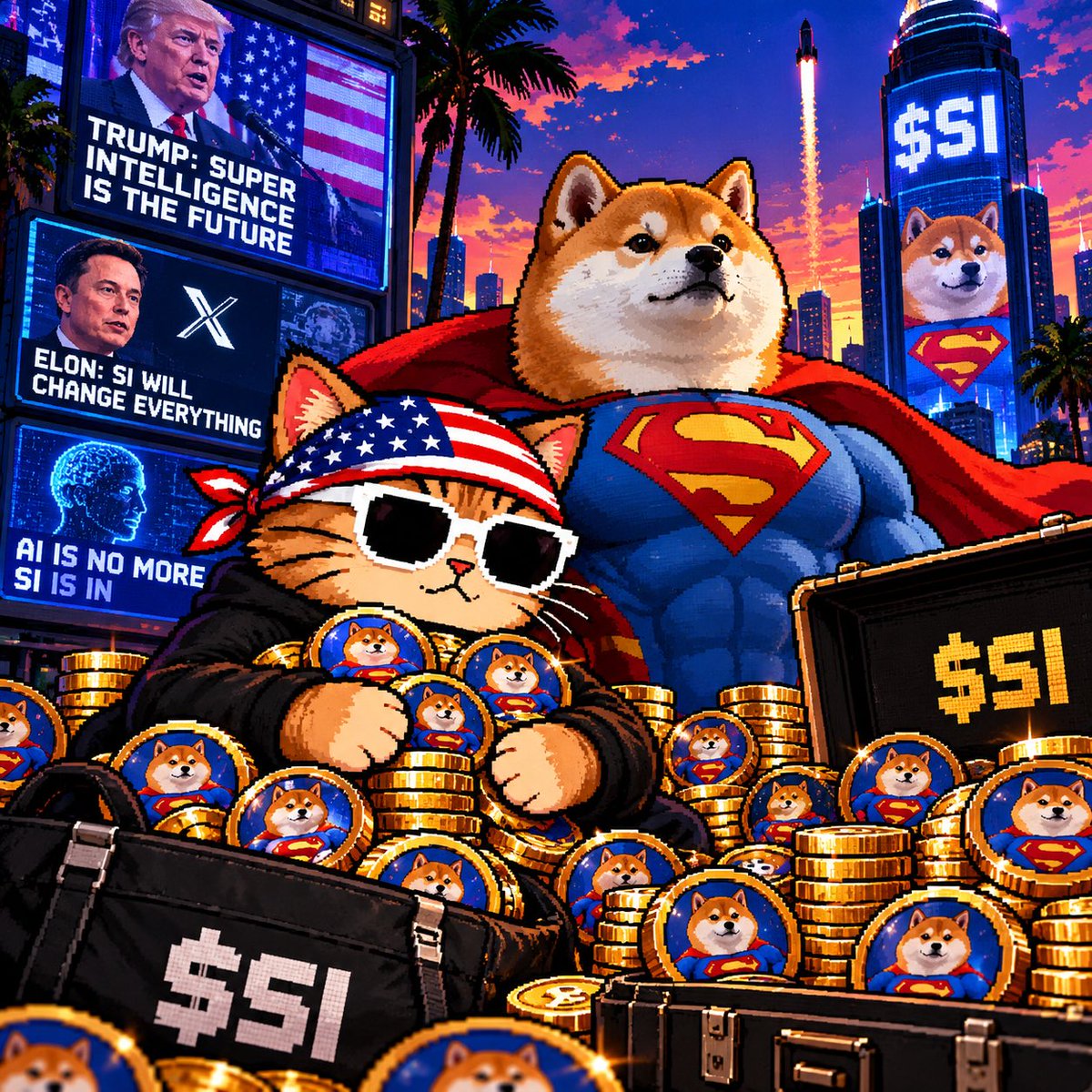 cwg1exe's tweet photo. AI is OUT. SI is IN. 🇺🇸

solana:DEW9dSN6QpWyNthphCpMmAbZP1Q4cEKR9xQXAri98WDP is literally all over the news. Trump keeps pushing Super Intelligence, Elon is backing the narrative, and the biggest names in tech are starting to embrace it.

The hate and FUD won’t last forever.

I genuinely think solana:DEW9dSN6QpWyNthphCpMmAbZP1Q4cEKR9xQXAri98WDP could go ballistic once sentiment flips and people realize how big this narrative could become.

Definitely a long-term conviction play for me. I’m positioning before the crowd comes back.

Don’t sleep on solana:DEW9dSN6QpWyNthphCpMmAbZP1Q4cEKR9xQXAri98WDP . 🐱

@SuperinuOG 

https://t.co/oaWItYHpE0