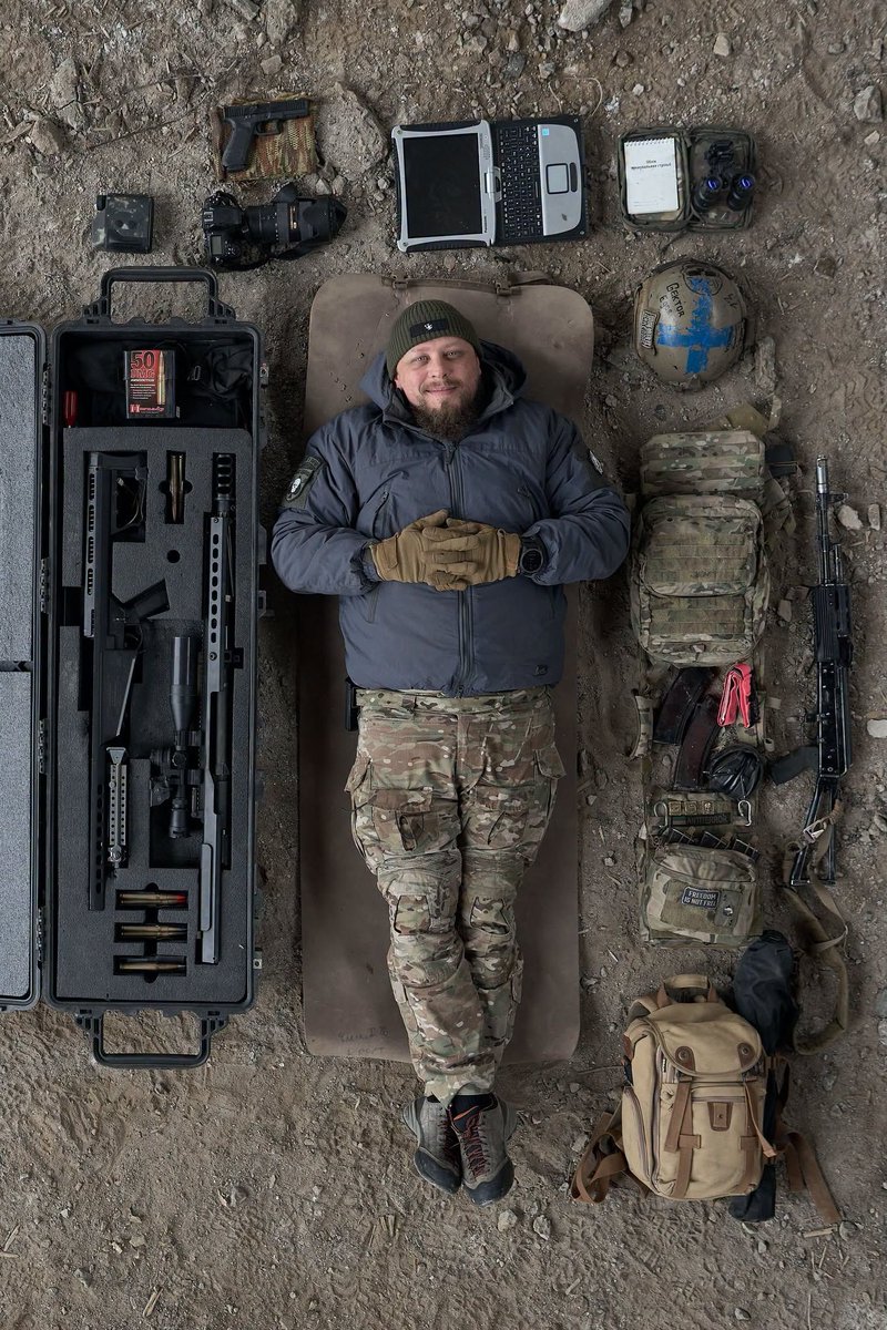 EuromaidanPress's tweet photo. Four soldiers of Ukraine's 28th Mechanized Brigade, each lying next to everything his job runs on.

Can you tell who does what?

📷 Kostiantyn Liberov / @28ombr https://t.co/Y9XHgzfWSj