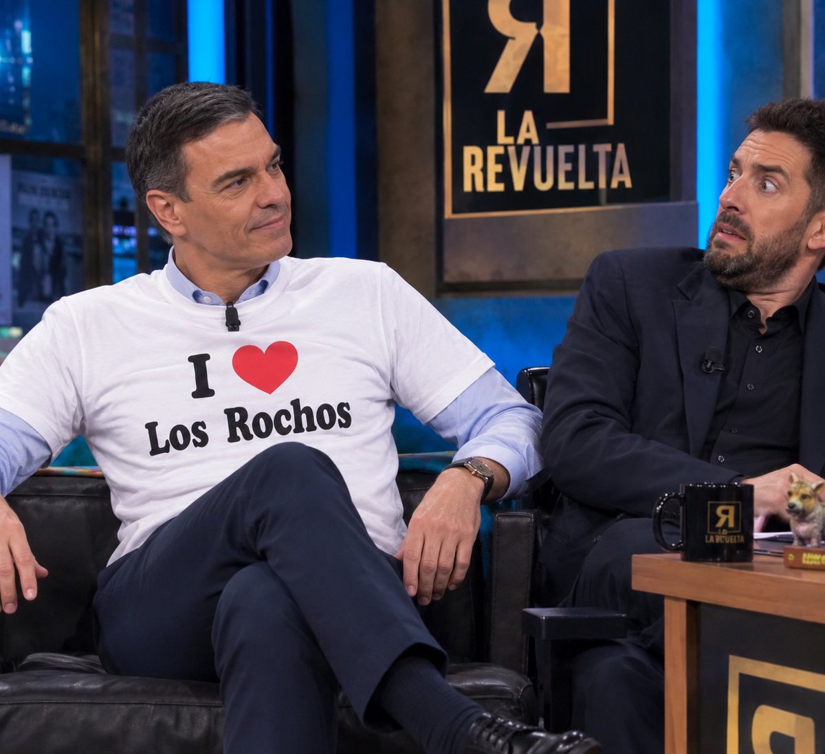 pmanglano's tweet photo. Se filtran las primeras imágenes de la entrevista en La Revuelta... https://t.co/snuFWqd3mV