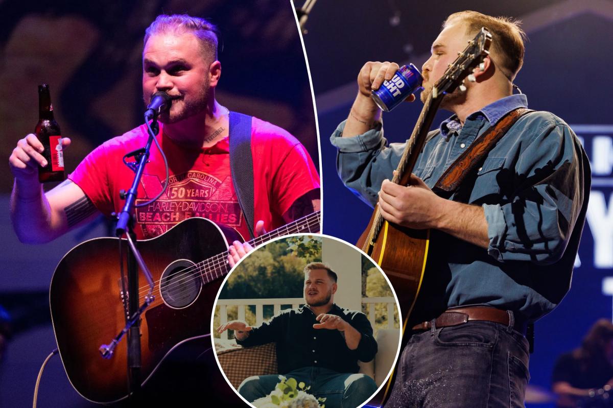 nypost's tweet photo. Zach Bryan admits he drank ‘15 beers a day’ as part of ‘perfect routine’ before quitting alcohol https://t.co/hGKoPWvAKL https://t.co/7MLNyyWOlj