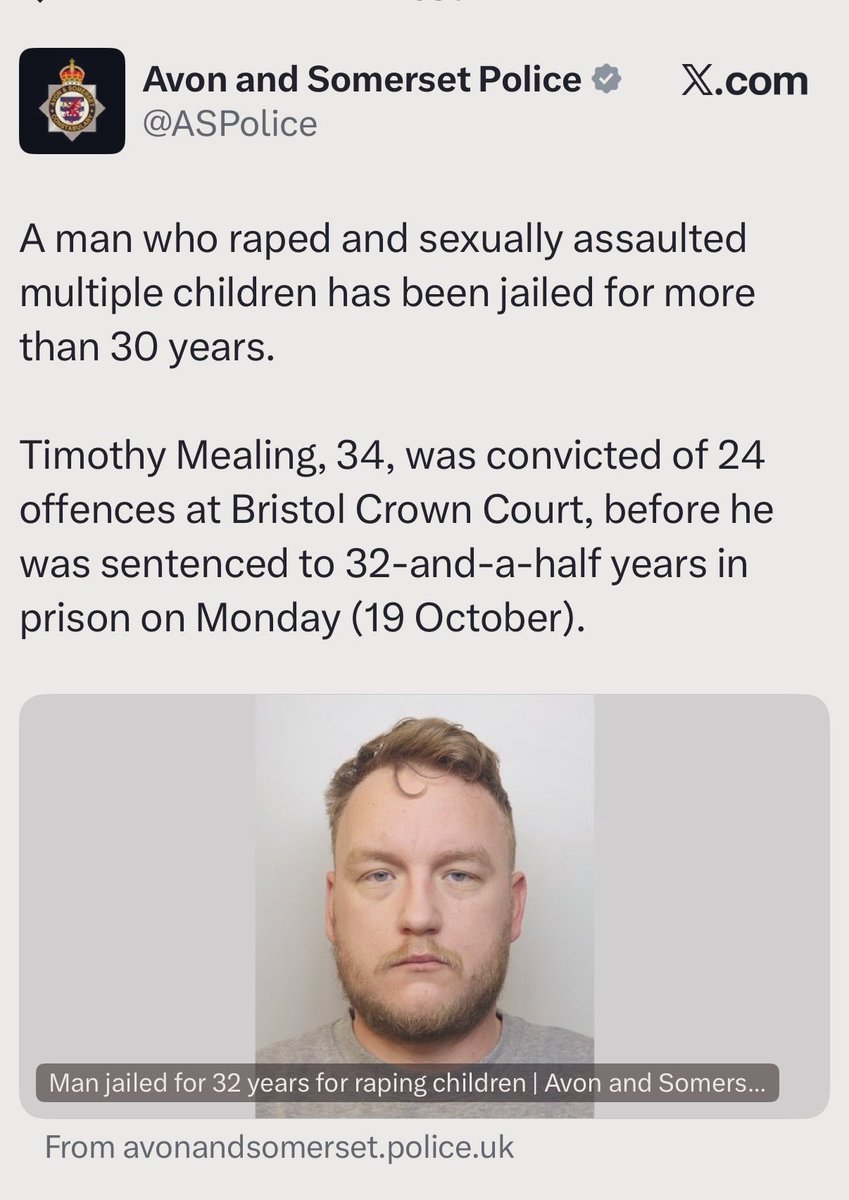 EssexPR's tweet photo. Timothy Mealing is a monster 🤬
Death penalty is needed for these people. https://t.co/xlZrvzsGx1