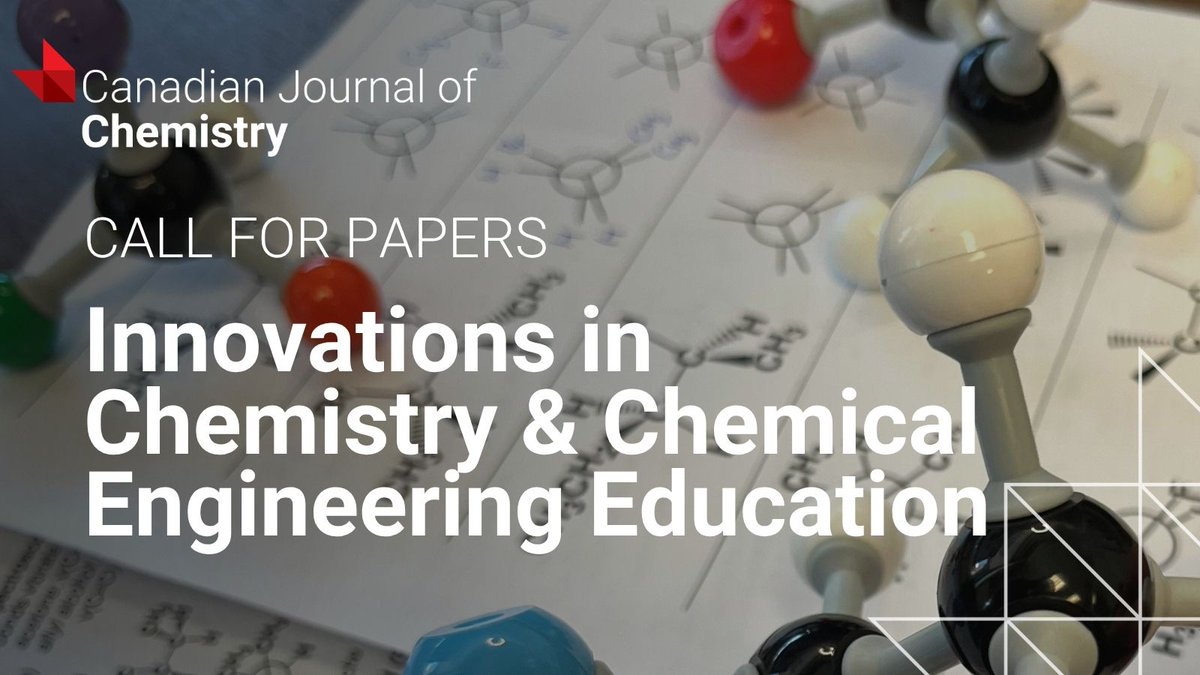 cdnsciencepub's tweet photo. #CallForPapers: Contribute your research to this upcoming special issue in @CanJChem on #ChemicalEngineering education. 

🧪▶️ https://t.co/iufspQNP5Z

📸 W. Steve McNeil. #Chemistry #Pedagogy https://t.co/evXnEu7VxE