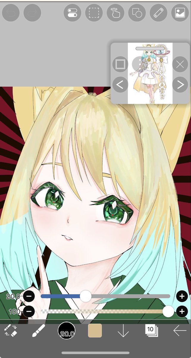 Naisiteru20's tweet photo. 髪の塗りが難しい、、
#イラスト https://t.co/sHP2glTb0E