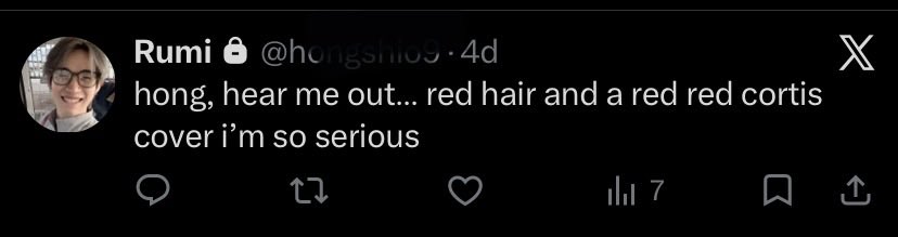 nnuthonshi's tweet photo. all i wanted was red hair but hong said take red rice instead 😭😭😭 https://t.co/3VEFPNGwbj