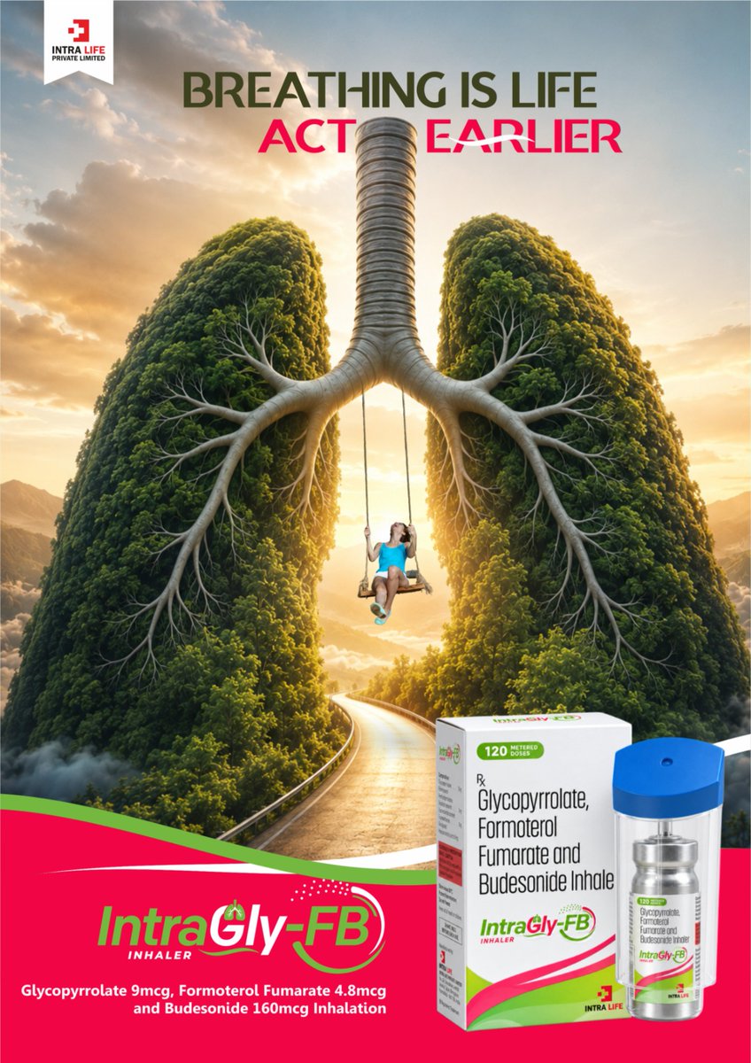 IntralifeI's tweet photo. π« *BREATHING IS LIFE. ACT EARLIER!* πΏ
*#IntraLife #IntraGlyFB #BreathingIsLife #RespiratoryCare #LungHealth #BreatheBetter #HealthyLungs #RespiratoryHealth #InhalerTherapy #HealthcareAwareness #IntraLifePharma* https://t.co/UKIiGjz3py