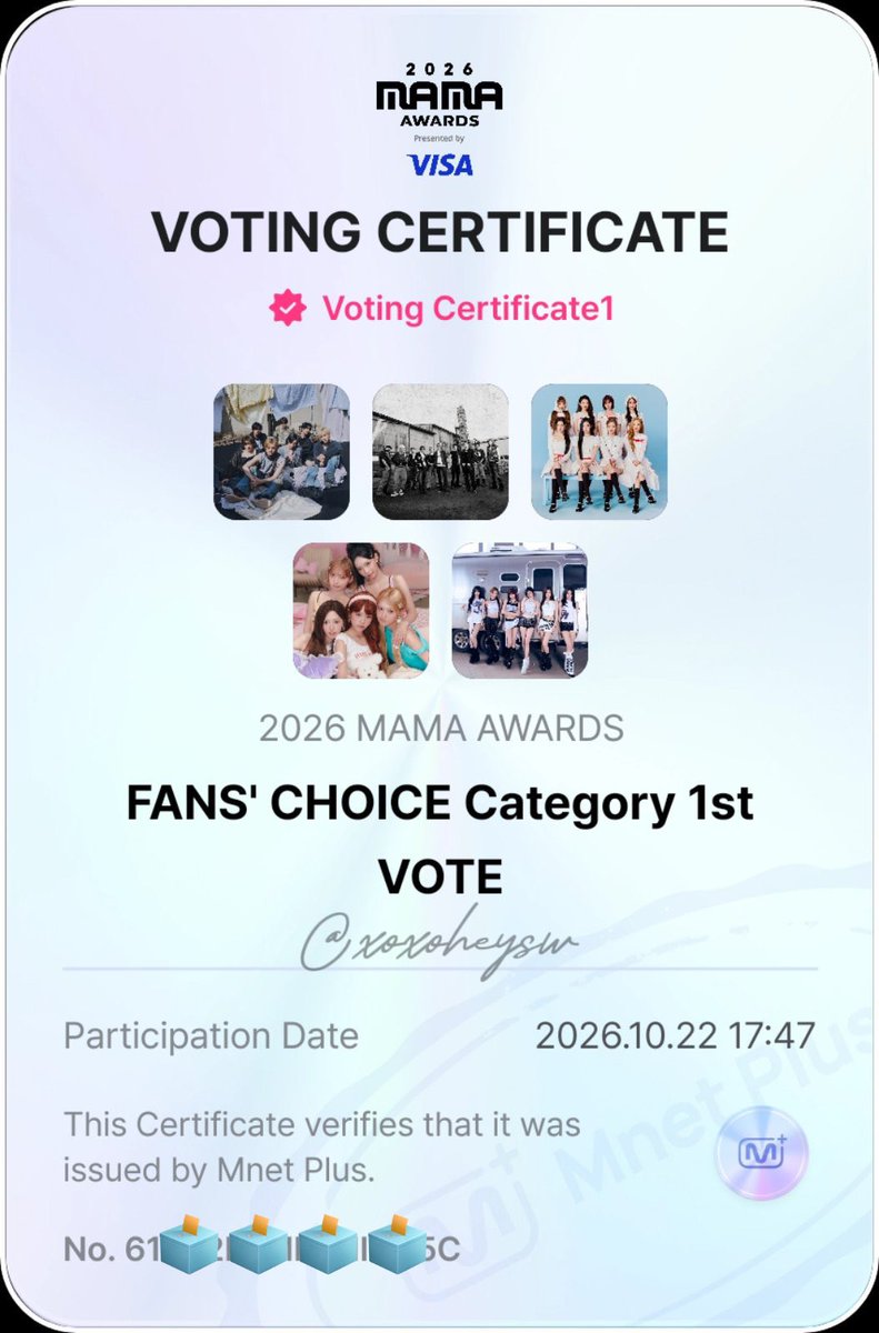 xoxoheysw's tweet photo. ⭐️ votes for last day of round 1 ⭐️
#앨리즈x리마인
I vote for #ALPHADRIVEONE on #2026MAMAVOTE https://t.co/vQSL8kPwQ6
