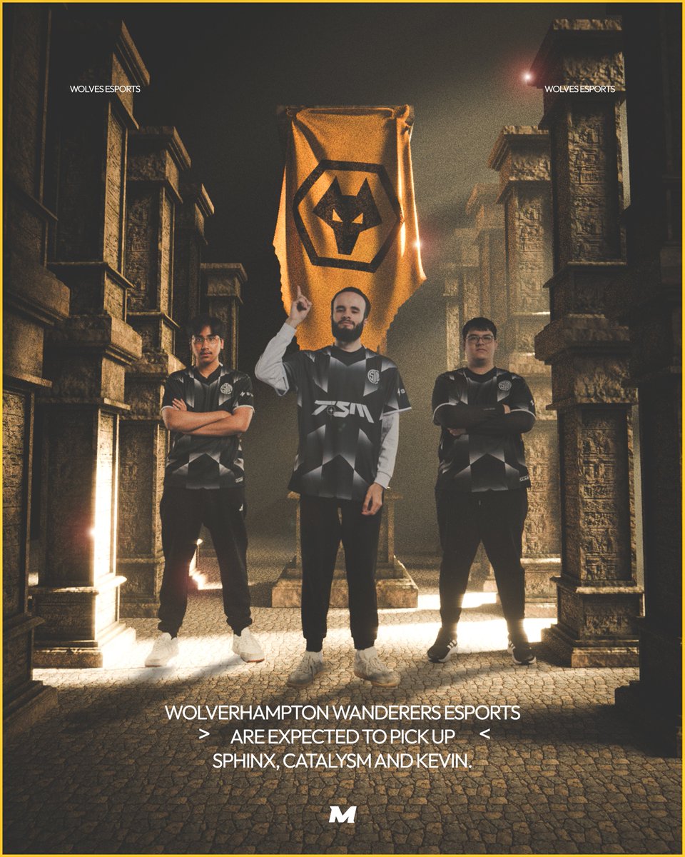 MajorRLCS's tweet photo. [SOURCES] 🏴󠁧󠁢󠁥󠁮󠁧󠁿🇨🇳 @WolvesEsports are set to enter the RLCS Club Championship program by acquiring 🇲🇾 @Sphinxxx8, 🇹🇭🇫🇷 @KevinAmeye and 🇩�� @CatalysmRL.

No surprise on this one as the ex-TSM roster will get the spot going into next season. https://t.co/J80u5GrWLi