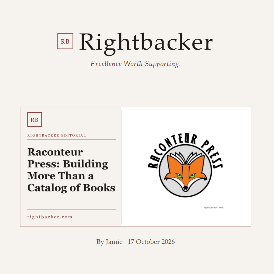 raconteur_press's tweet photo. Raconteur Press:  Building More Than a Catalog of Books

Raconteur Press is doing things differently.  They create opportunities for writers, help them develop their craft...

That's a cultural contribution worth supporting.

https://t.co/7zzif8kbfj https://t.co/xuC2dRa6SM