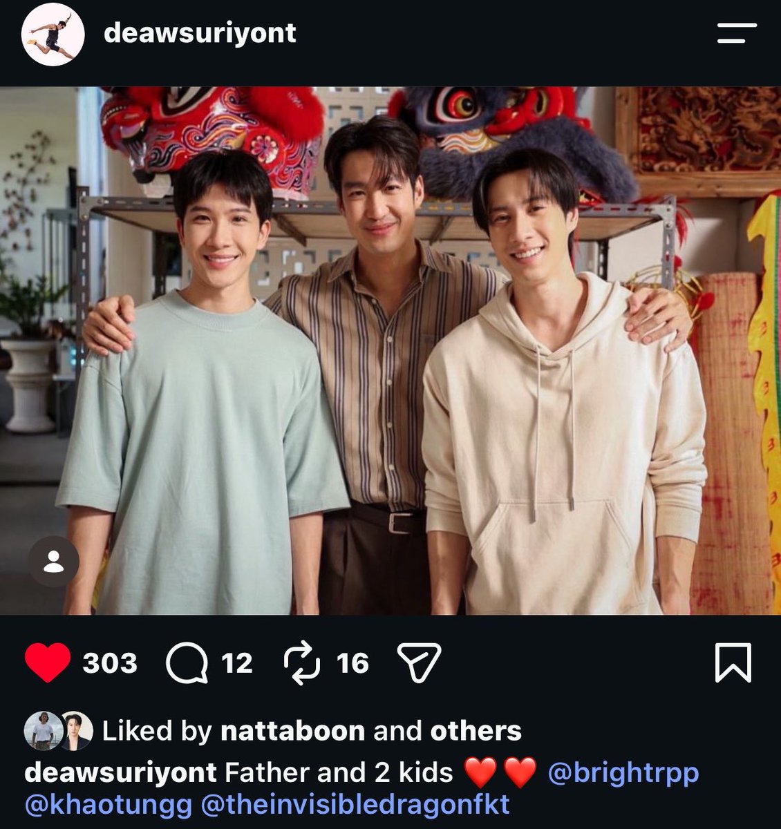 bvtterflyxv's tweet photo. „Father and 2 kids” so Khimhan is Khun’s brother????? Are they both adopted or… 👀🫠

#TheInvisibleDragon https://t.co/Ap3ZljsW9W