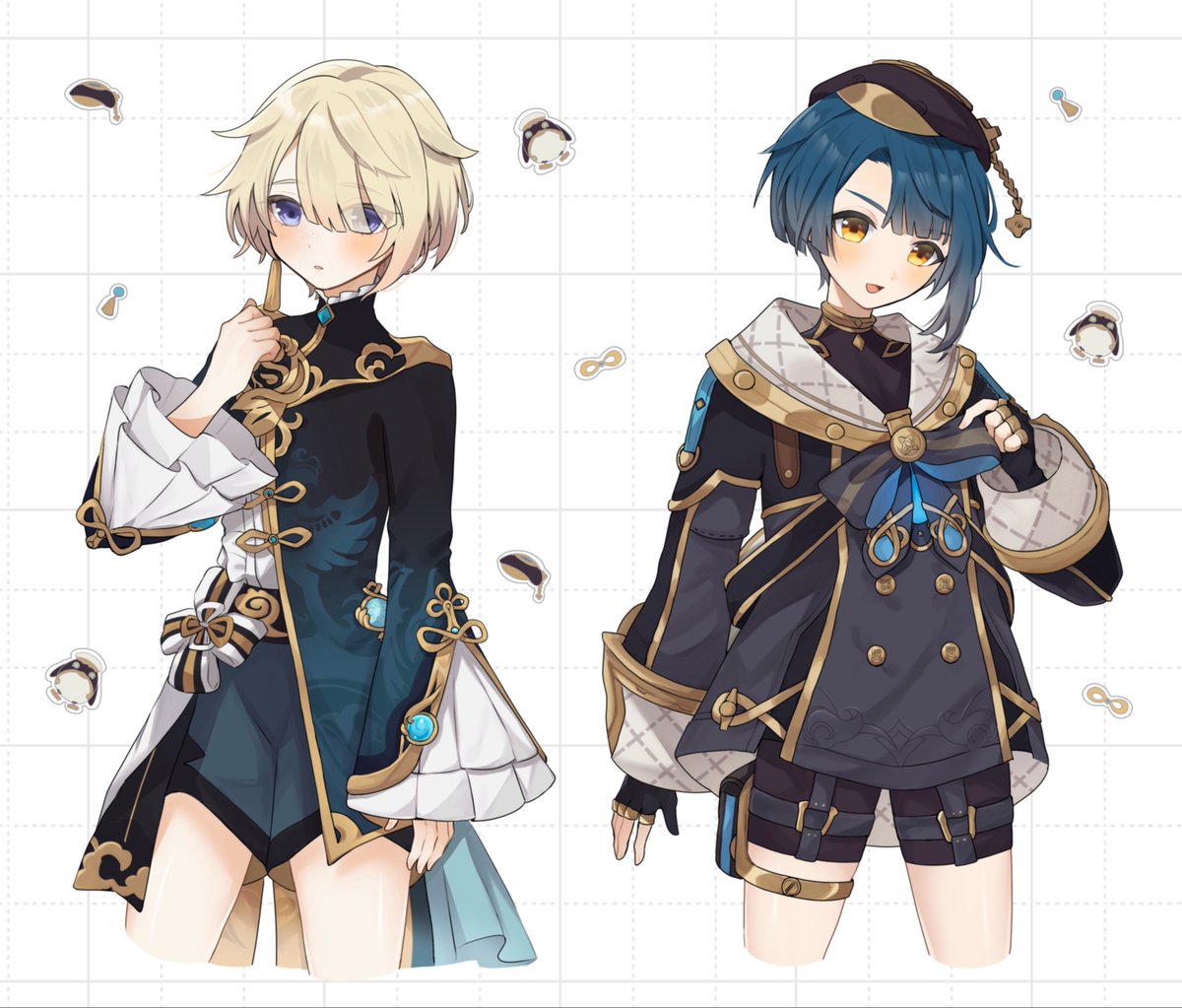 moni_066's tweet photo. 前描いた衣装交換の絵です（3枚） https://t.co/0qX8v4CPR6