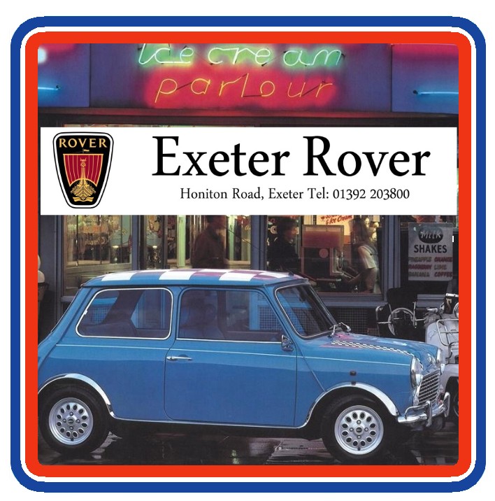 miniphernalia's tweet photo. NEW!! #Exeter Rover Dealer Window Sticker for your #RoverMini - https://t.co/t6rQ8HHfwL #Rover200
#Rover400
#Rover600
#Rover75
#MGF
#MGTF
#MGZS
#MGZR
#MGZT https://t.co/idvxODnFaD
