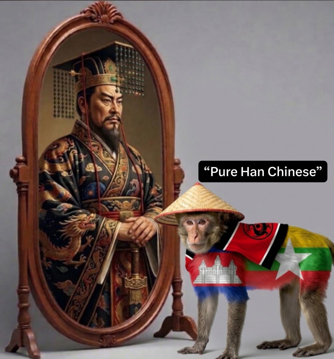 northguskee's tweet photo. The army of Qin Shi Huang, （Western Rong）, conquered your Baiyue ancestors. Your ancestors were enslaved, yet you consider your slave owners to be your ancestors.😆 https://t.co/7pawdfp6qe