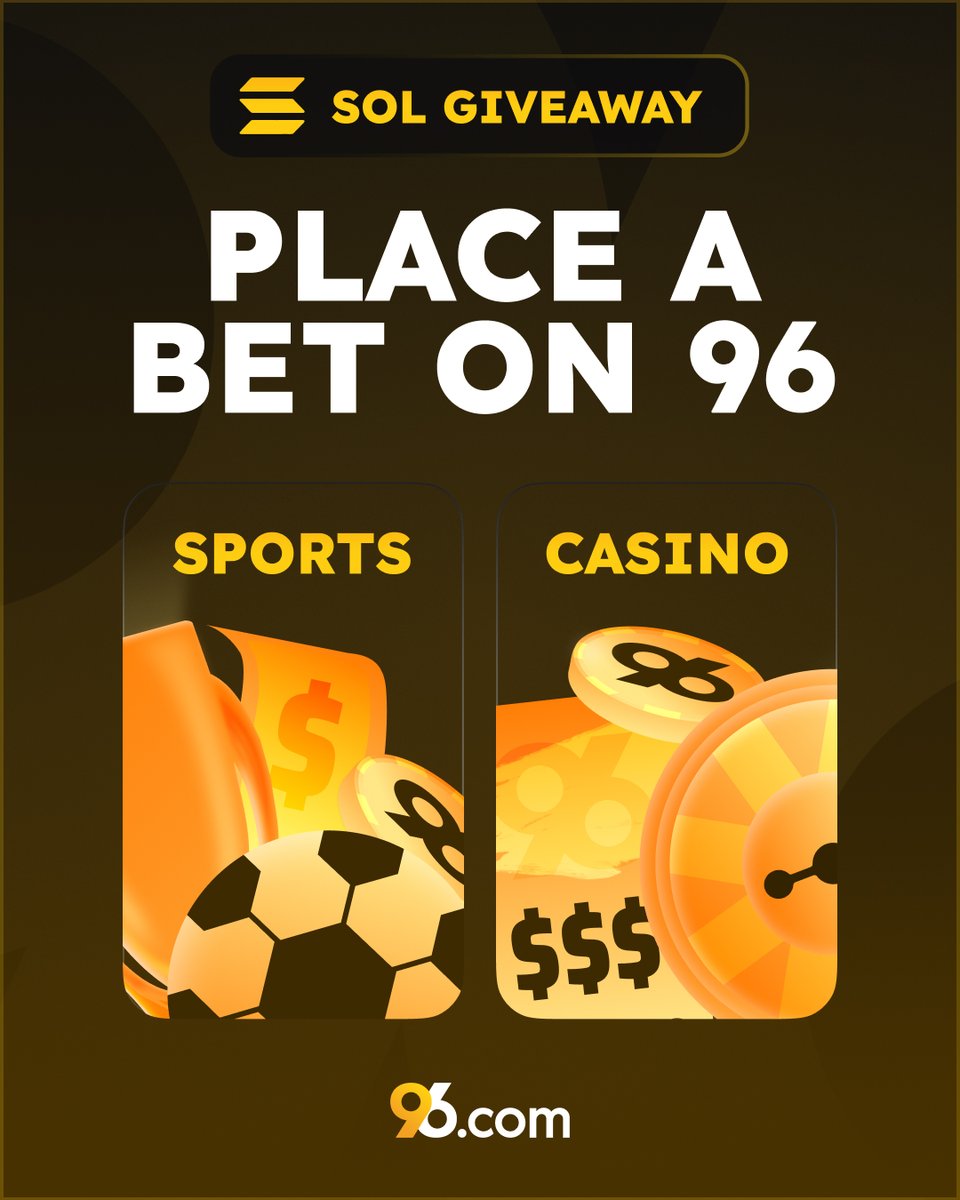 96comofficial's tweet photo. 1 $SOL UP FOR GRABS 🔥

Sportsbook or casino, your call 🫡

RT, Tag a friend + drop screenshot below.

Winner drops tomorrow. https://t.co/prOwzIinqw