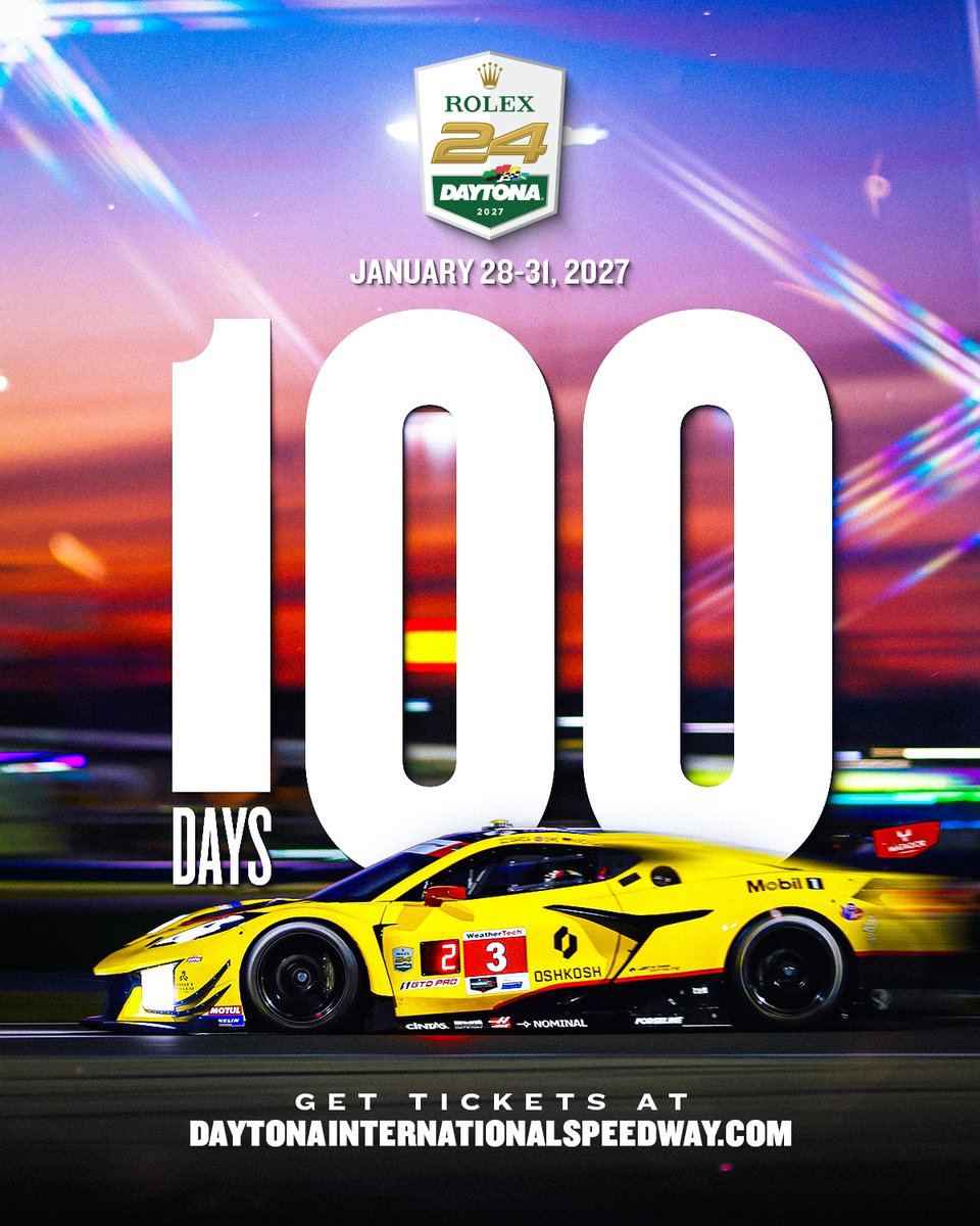 Rolex24Hours's tweet photo. Start the countdown clock. ⏱️

January 28-31: https://t.co/PgqWyy0fRo https://t.co/7XyPwEm5HS