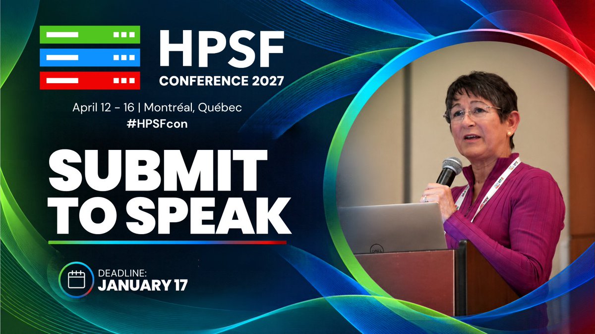 linuxfoundation's tweet photo. Teams are changing how they build open source software with AI, and #HPSFcon 2027 has a track for it. Speak in Montréal April 12-16 and share your work on agentic development, AI policies, or productivity gains by Jan 17. Submit here:
https://t.co/JArFirdYUx https://t.co/teyXAnBkf5