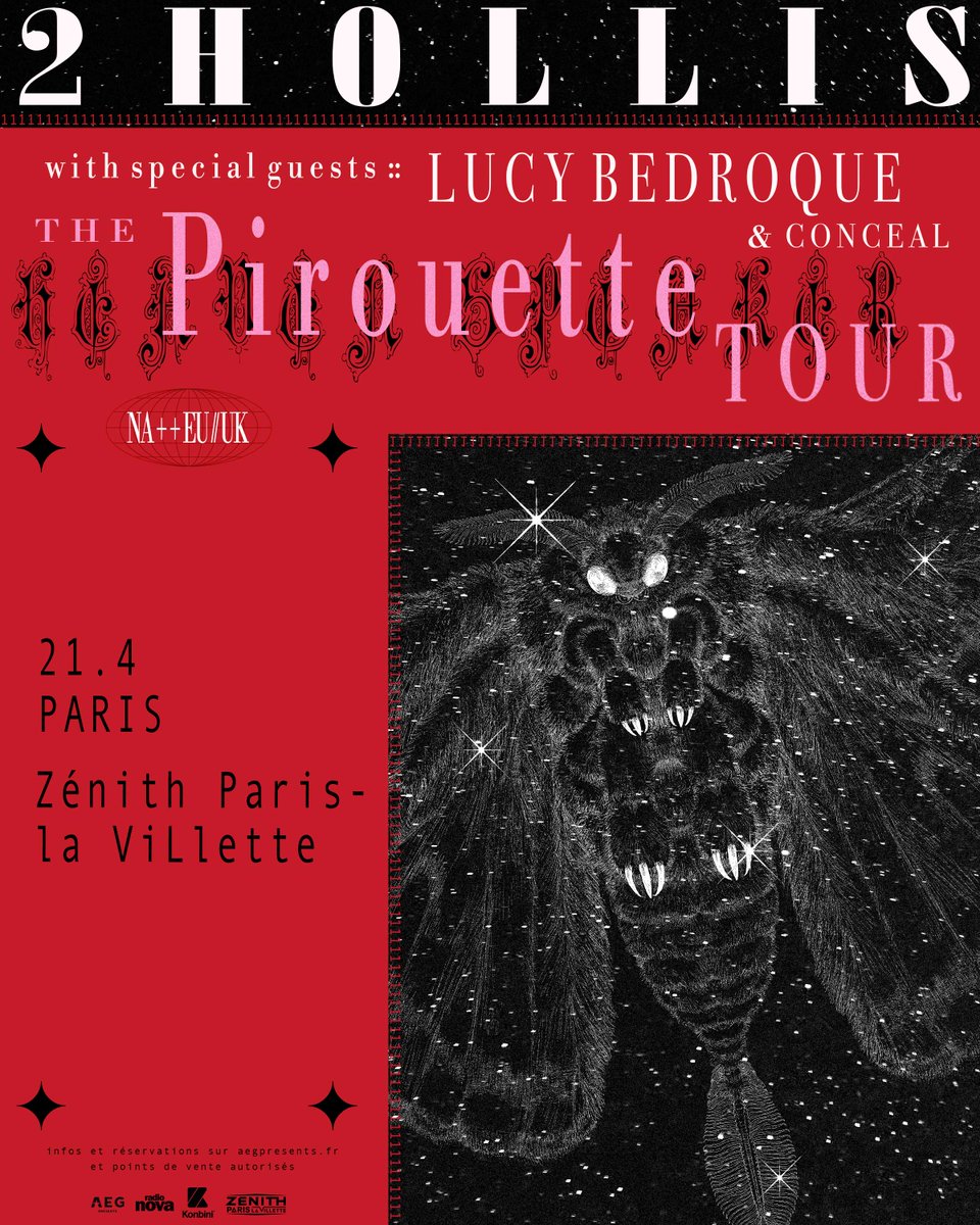 AstroMagazine_'s tweet photo. 2HOLLIS annonce sa venue au Zénith de Paris le 21 avril 2027. 

Lien non-affilié de la prévente : https://t.co/2U0XReU2K6 https://t.co/GwbKIJGpz3