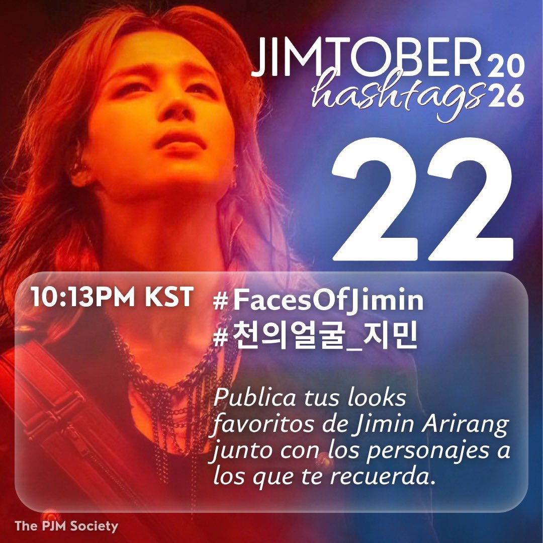 StJiminMexico's tweet photo. JIMTOBER HASHTAGS 2026 🌟

Publica tus looks favoritos de Jimin Arirang junto a los personajes a los que te recuerda

📌 Oct 22 • 10:13 PM KST
#️⃣FacesOfJimin
#️⃣천의얼굴_지민

‼️SIGA EL MOMENTO CORRECTO‼️ https://t.co/GpAzuK9FTS