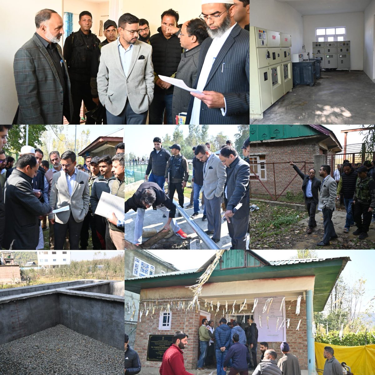 DcKulgam's tweet photo. DC Kulgam @Shahzad_2702 conducted an extensive tour to inspect progress of various Water Supply Schemes being executed under Jal Jeevan Mission.
 Emphasized timely completion &amp; quality work to ensure #HarGharJal

@OfficeOfLGJandK @diprjk @DpmuKulgamJJM @DioKulgam https://t.co/FCCt9glIg8
