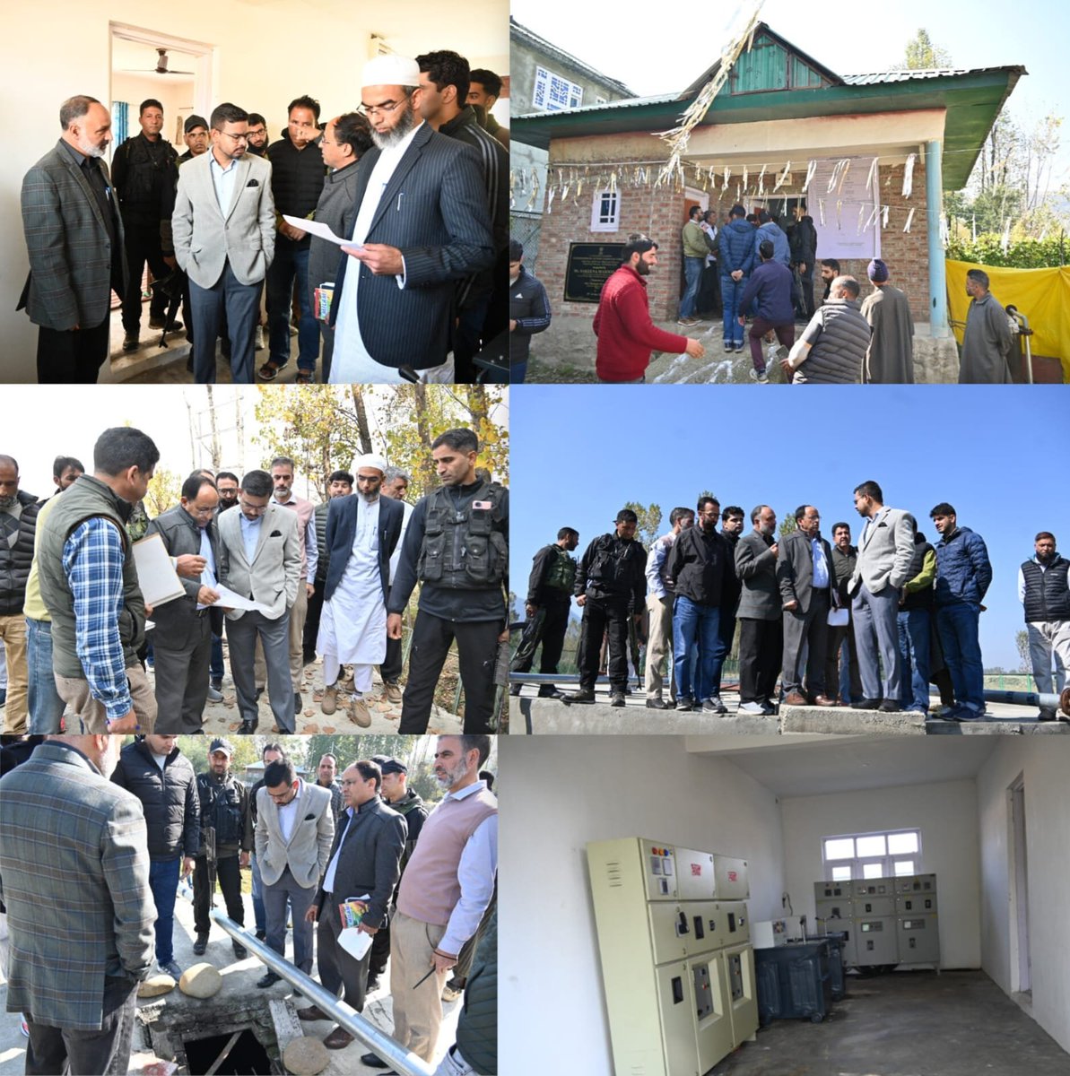 DcKulgam's tweet photo. DC Kulgam @Shahzad_2702 conducted an extensive tour to inspect progress of various Water Supply Schemes being executed under Jal Jeevan Mission.
 Emphasized timely completion &amp; quality work to ensure #HarGharJal

@OfficeOfLGJandK @diprjk @DpmuKulgamJJM @DioKulgam https://t.co/FCCt9glIg8