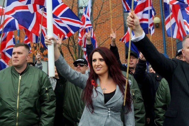BrexitBuster's tweet photo. As the Royal British Legion’s Poppy Appeal is launched today beware of the ‘Poppy Nazis’. These traitorous pro-Nazi turds slither among us under false colours. They are pissing on the graves of the Allied war dead and monuments.
#NeverAgain #PoppyAppeal https://t.co/FgJQFtm5ln
