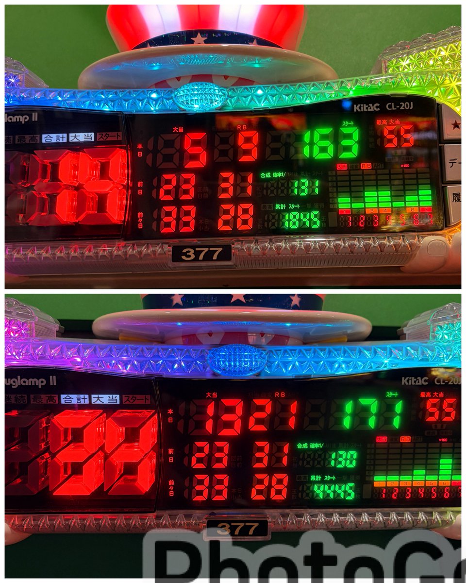 akar10507's tweet photo. チャンネル登録者5万人到達！！！
皆さんいつもありがとうございます。

到達時も俺らしく、最後のREG7連もらしい笑

明日も楽しみます！
らんちゃんまだ粘ってるぞ。すげえ。リスペク���。
【ジョイパーク石巻大街道店】PR https://t.co/dIgdshbxSY