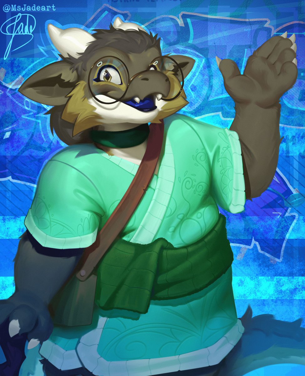 MsJadeart's tweet photo. chubby adventurer :3 

comm to Mehve1898 https://t.co/YFpf74J7eo