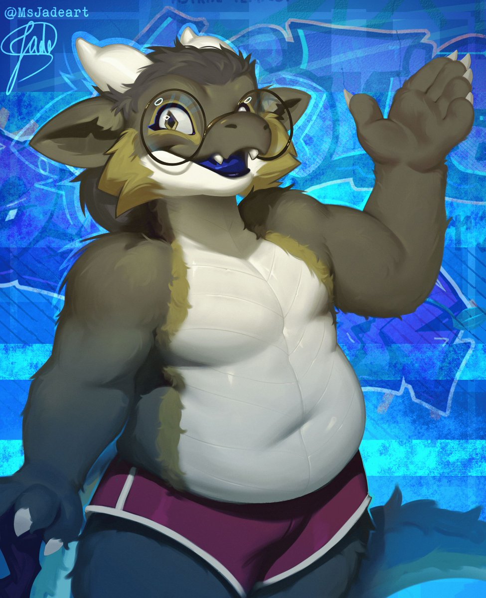 MsJadeart's tweet photo. chubby adventurer :3 

comm to Mehve1898 https://t.co/YFpf74J7eo