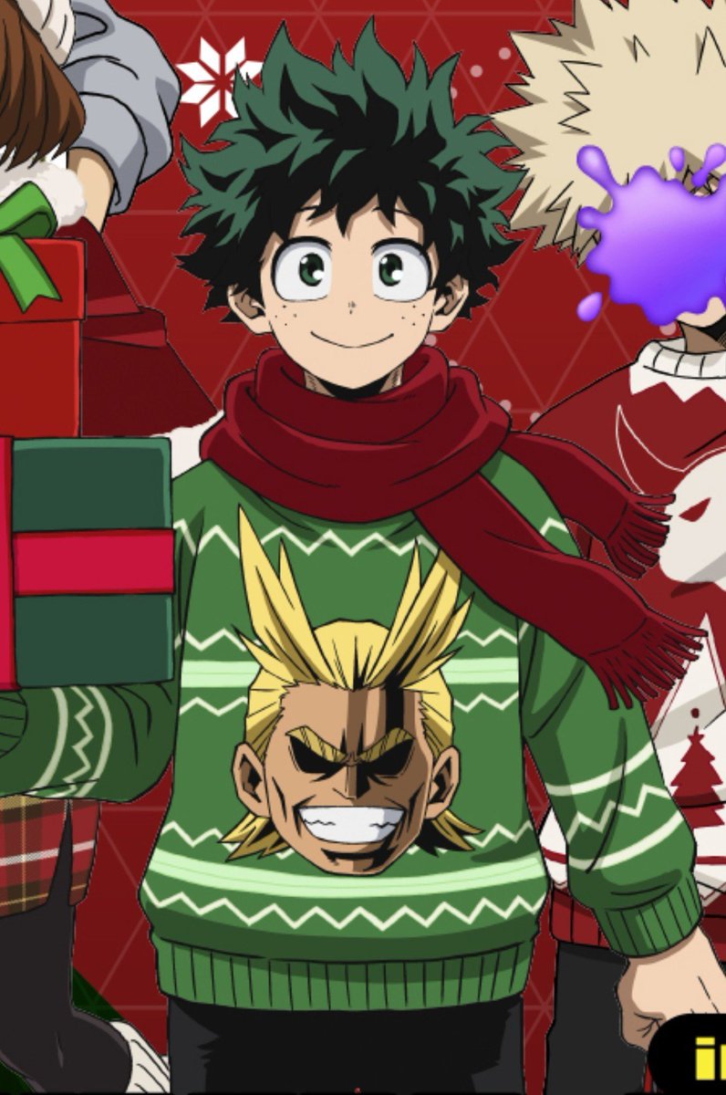 dekirun1hero's tweet photo. TW: desenho ruim
EU SABIA que em algum momento ia surgir um suéter de natal do All Might, vou refazer a aberração de quase dois anos atrás em homenagem nesse natal https://t.co/FY3MrjlLzC