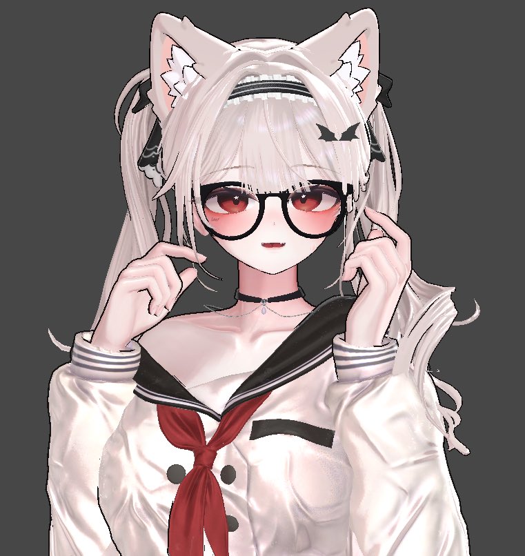 VRC_Leaf's tweet photo. 왕 큰 안경 왕 귀여워... https://t.co/RLWKjS8co2