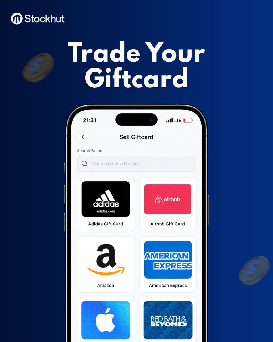 stockhut_trade's tweet photo. From gift card trading to crypto transactions and bill payments, Stockhut makes everyday transactions easier.

Download the app and get started today!