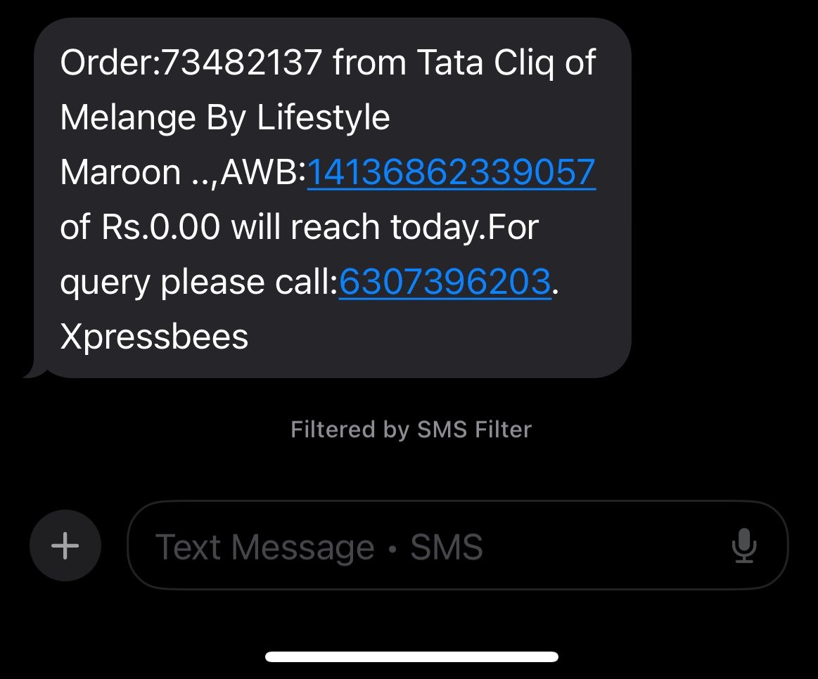 EshaniVerm's tweet photo. How many times do I have to chase you for an order I HAVE ALREADY PAID FOR? My prepaid order has AGAIN been falsely marked as DELIVERED, and I have received NOTHING. A delivery confirmation SMS is not proof that a customer has received their parcel!
The worst part? I've already raised this issue, yet there is STILL no proper resolution. Your customers cannot be expected to waste their time repeatedly chasing you for products they've paid for.
I DEMAND an immediate investigation, valid proof of delivery, and either the delivery of my order or a FULL REFUND. No more automated replies, no more empty assurances. Escalate this to your senior grievance team and resolve it NOW.
This repeated experience is completely unacceptable. Tata CLiQ, TAKE RESPONSIBILITY!
#TataCLiQ #XpressBees #CustomerService @TataCLiQFashion @TataCLiQCare @TataCompanies @XpressBees_IN