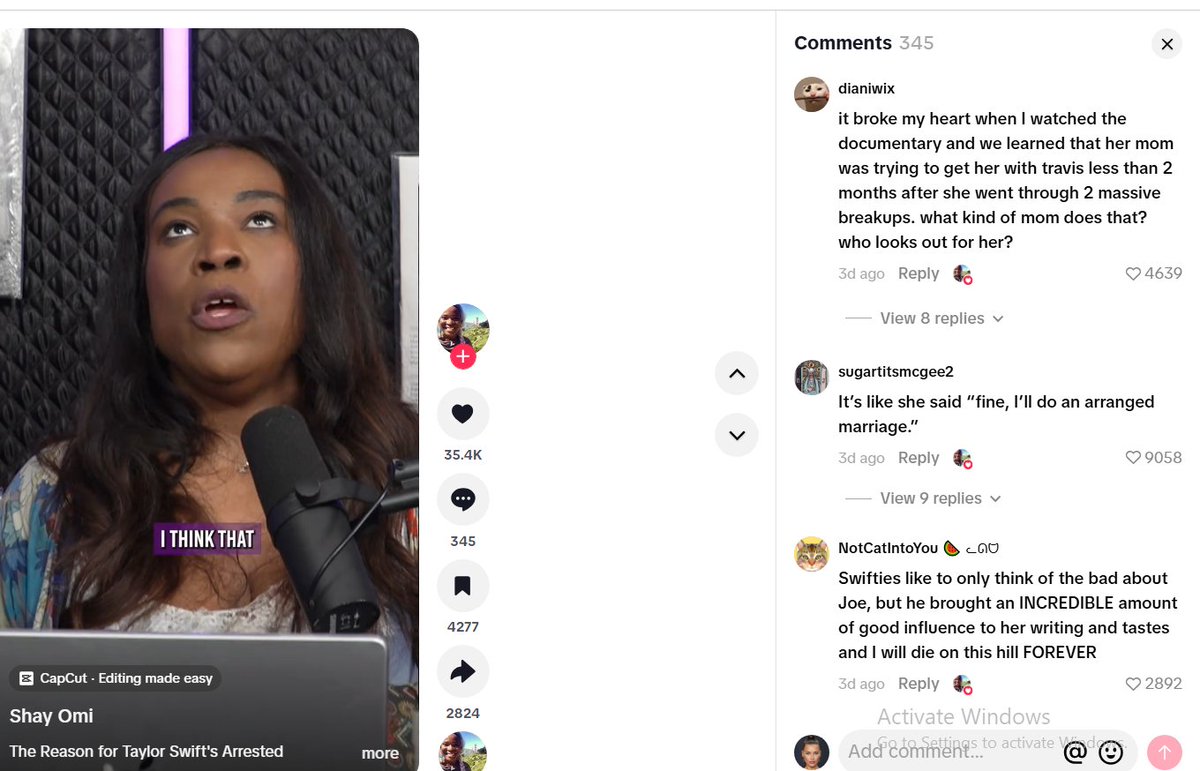 taylor131325723's tweet photo. This joe widow is absolutely insane as well... the way she rolls her eyes talking about her fantasies about Taylor is crazy

https://t.co/6vYy7wYosu https://t.co/8l403dt6jh