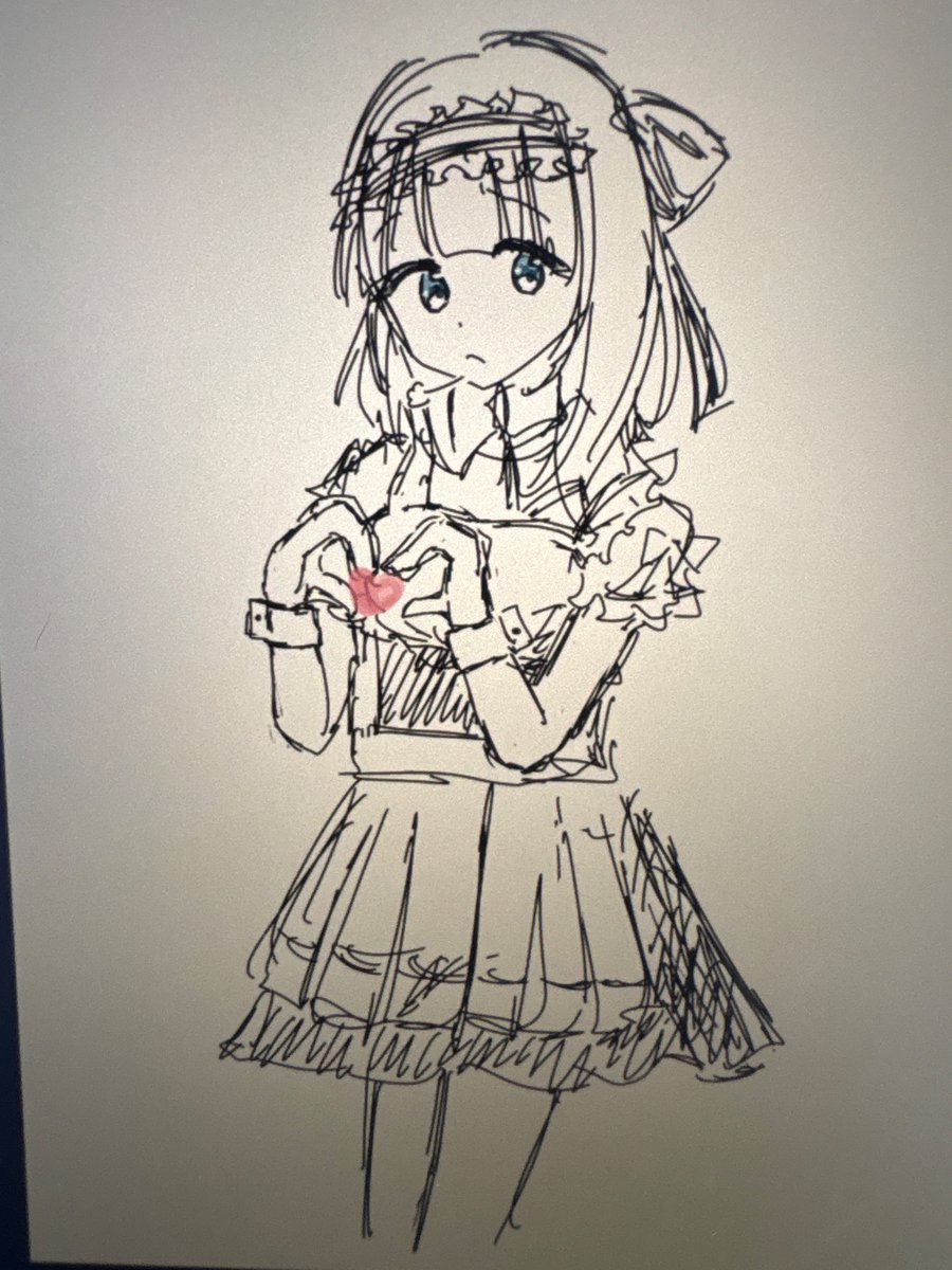 ishituvute's tweet photo. 勉強の息抜き　ロイロで
色々体おかしいけど絵を上げたかった（特に手に関しては原型を留めていない） https://t.co/evw7cAIOJ6