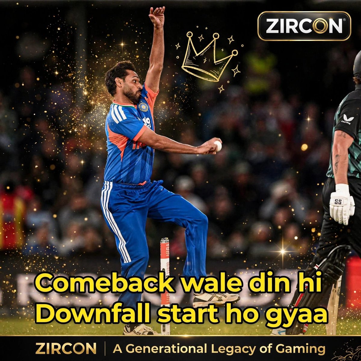 zirconexch's tweet photo. 🏏Cricket scriptwriters are cooking something unbelievable! 🍿 https://t.co/iuVjjDBiVY