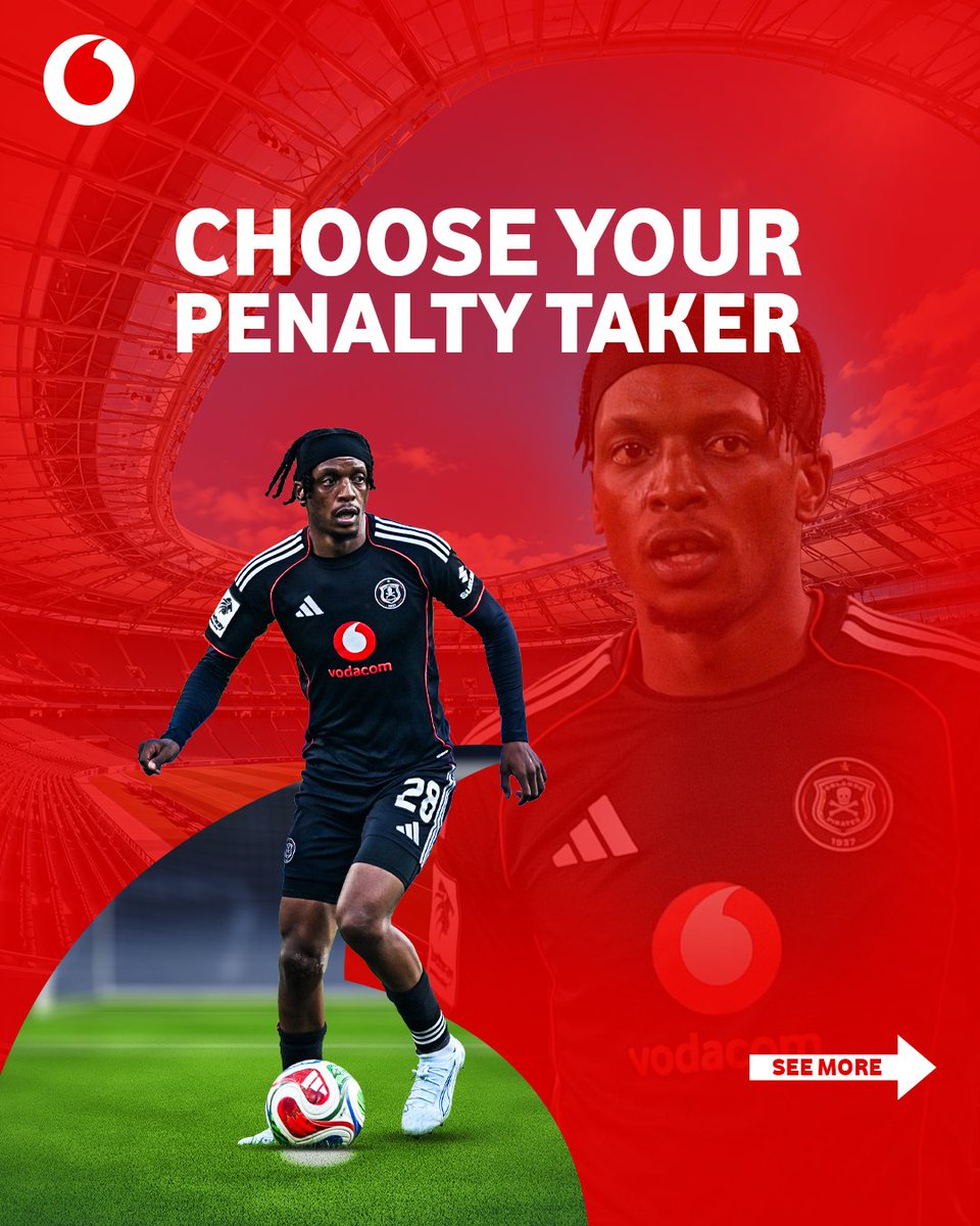 VodacomSoccer's tweet photo. Knockout football comes down to one walk to the spot 🚶

It's the final. The score is 0–0, and your team has just been awarded a penalty. 👀⚽

Who’s your all-time most trusted penalty taker? ⚽

#LetsDoSummer https://t.co/D016TntRnS