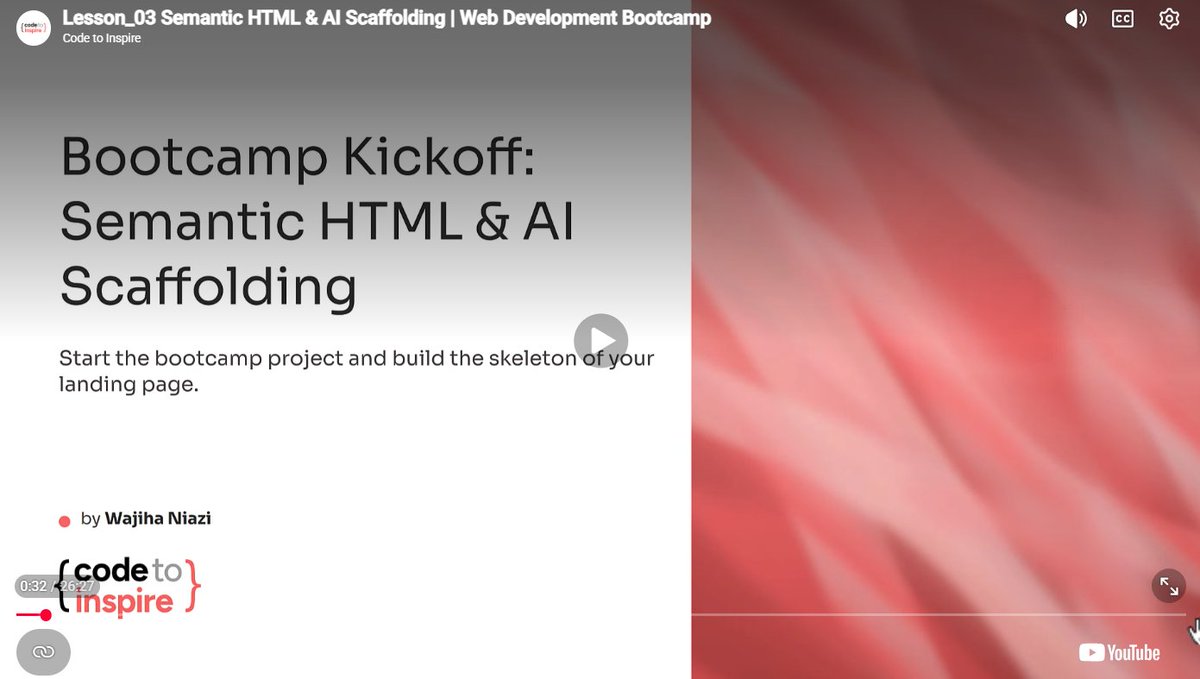 davod1854's tweet photo. Bootcamp Kickoff: sematic Html and AI scaffolding
@f_forough 
@Wajiha_Niazi 
@CodeToInspire https://t.co/BsRbmLb9cA