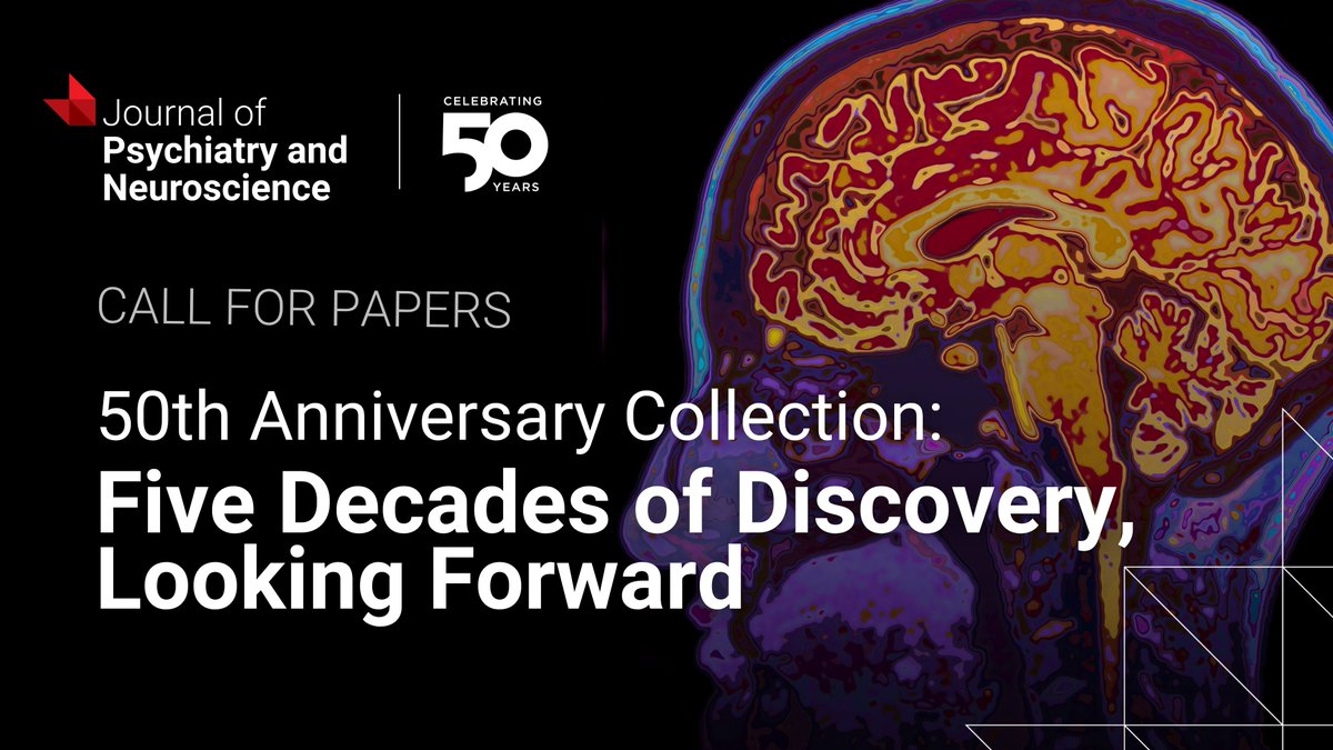 cdnsciencepub's tweet photo. 50 years of discovery. 50 years forward.

The Journal of Psychiatry and Neuroscience is marking its 50th anniversary with a collection focused on research shaping the future of psychiatric neuroscience.

Submit your research to the collection ▶️  https://t.co/3lTnldgtV6

#Psychiatry #Neuroscience