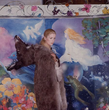 fallcharm's tweet photo. catherine deneuve on the set of donkey skin (peau d'âne), 1970 https://t.co/UIvosXl4kj